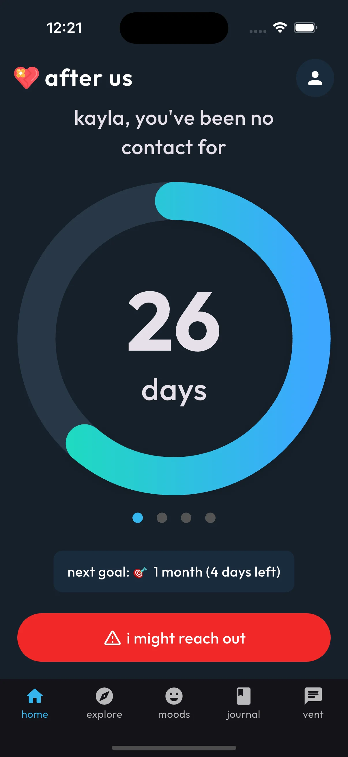 No Contact Tracker